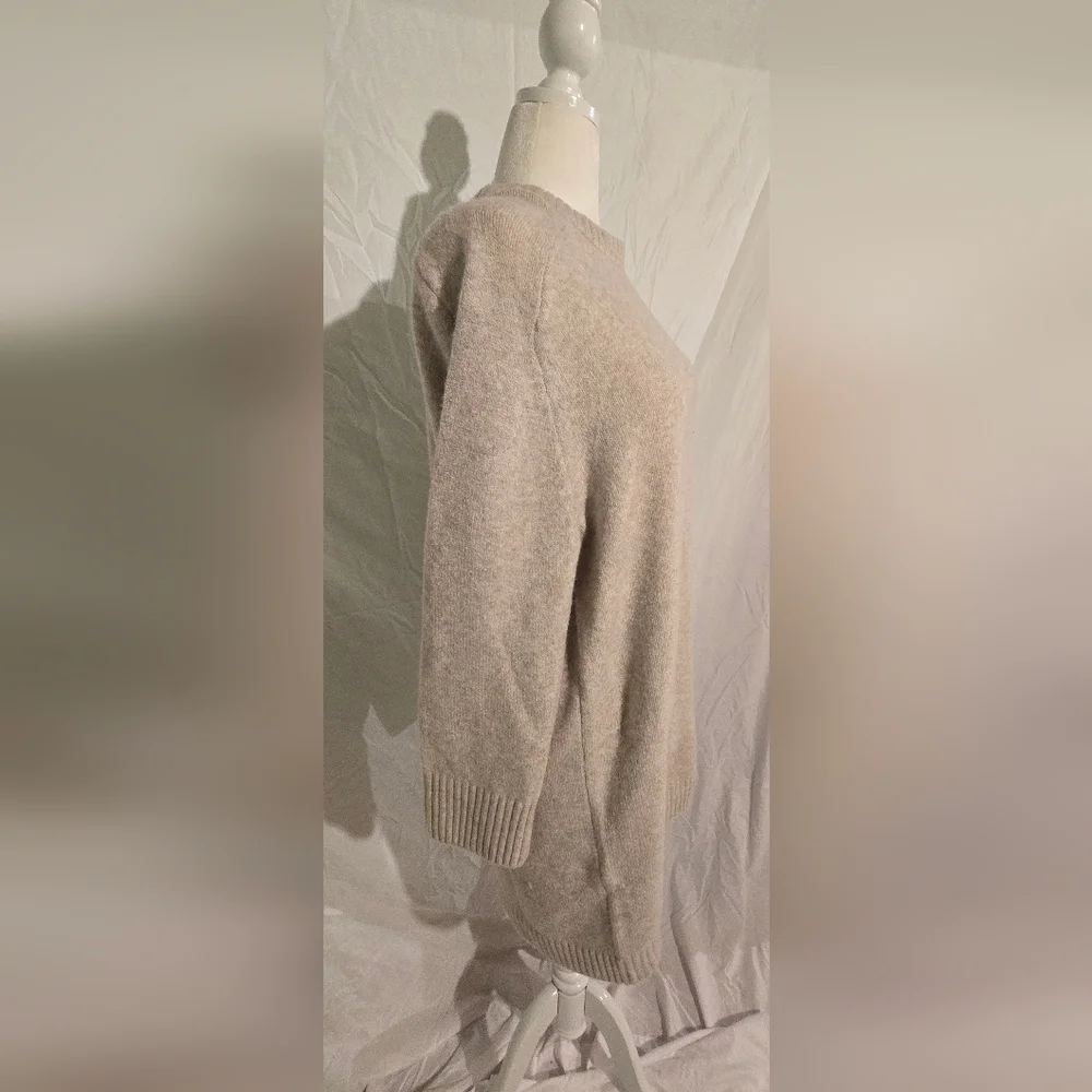Women's Beige Sweater DRESS